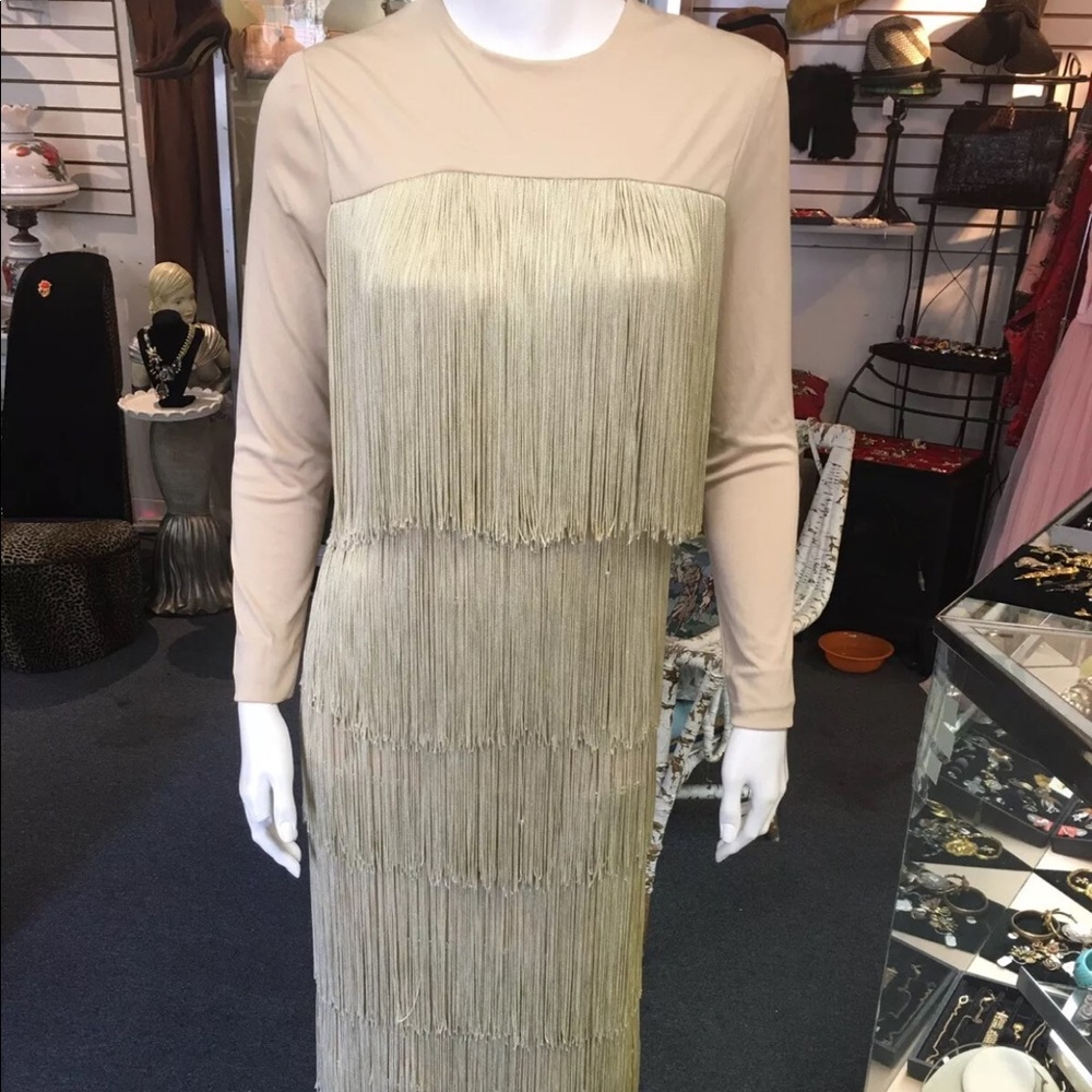 Fred Perlberg Vintage fringe dress size S